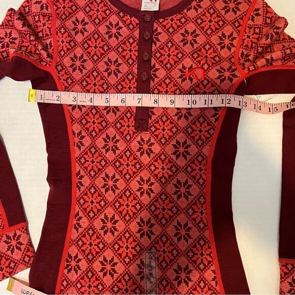 Kari Traa Women's Rose Long Sleeve Baselayer Top 100% Wool - Picture 11 of 11